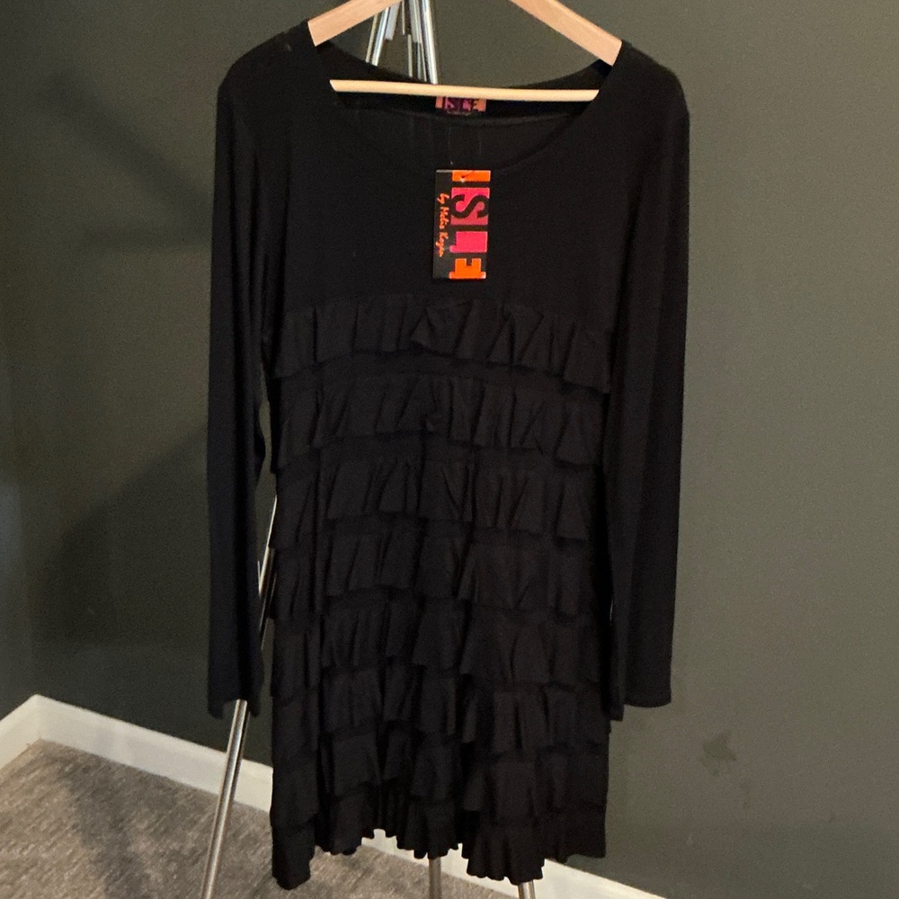 Long Sleeve Black Dress